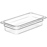 Olmecs Polycarbonate Clear 1/3 One Third Size Food Pan-2 (32.5x17.6x6.5 Cms)